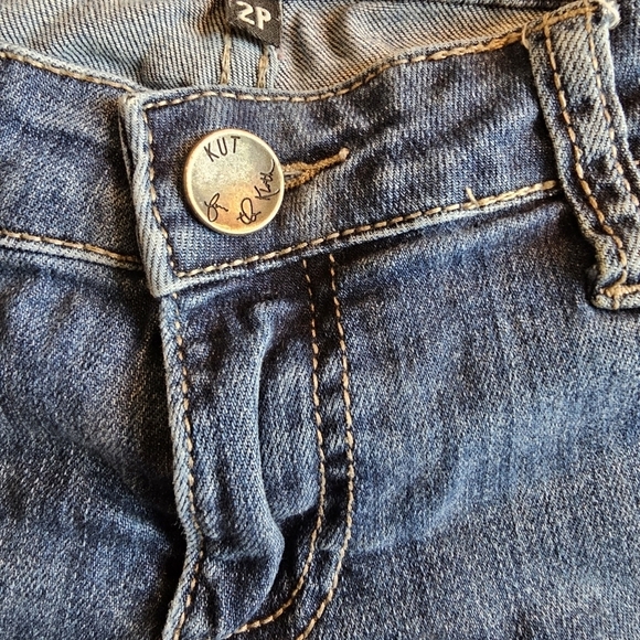 Kut from the Kloth Catherine Boyfriend Cuffed Mid Rise Jeans Womens 2P - Picture 15 of 15